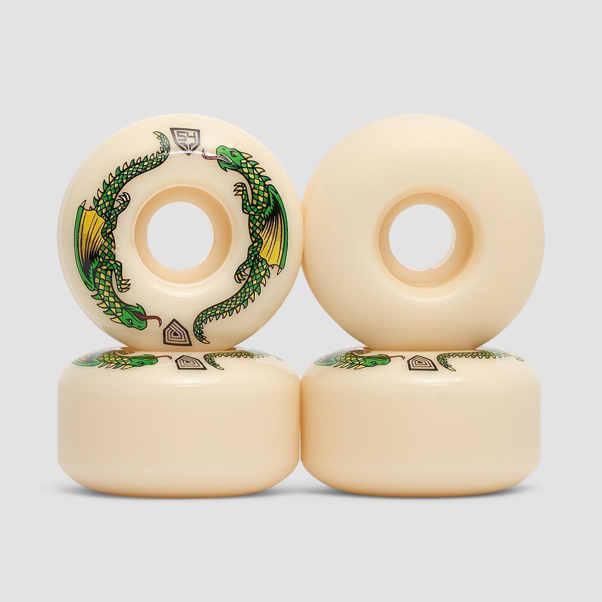 Powell Peralta Dragon Formula 93A V1 SkateboardWheels Off White 54x32mm