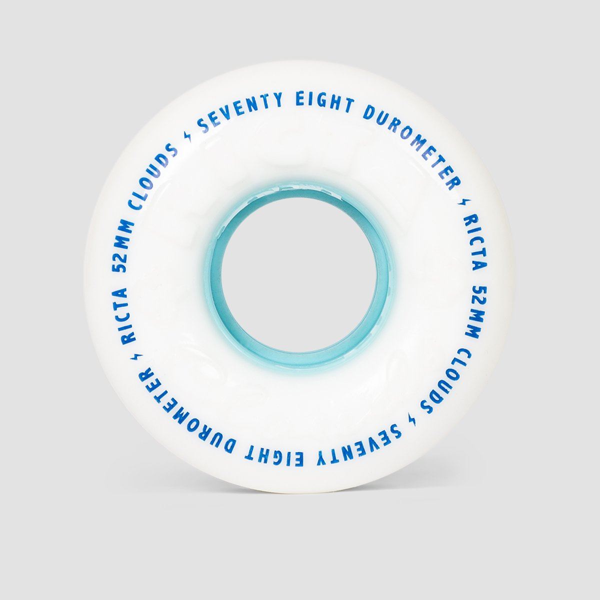 Ricta Clouds 78a Skateboard Wheels White/Blue 52mm