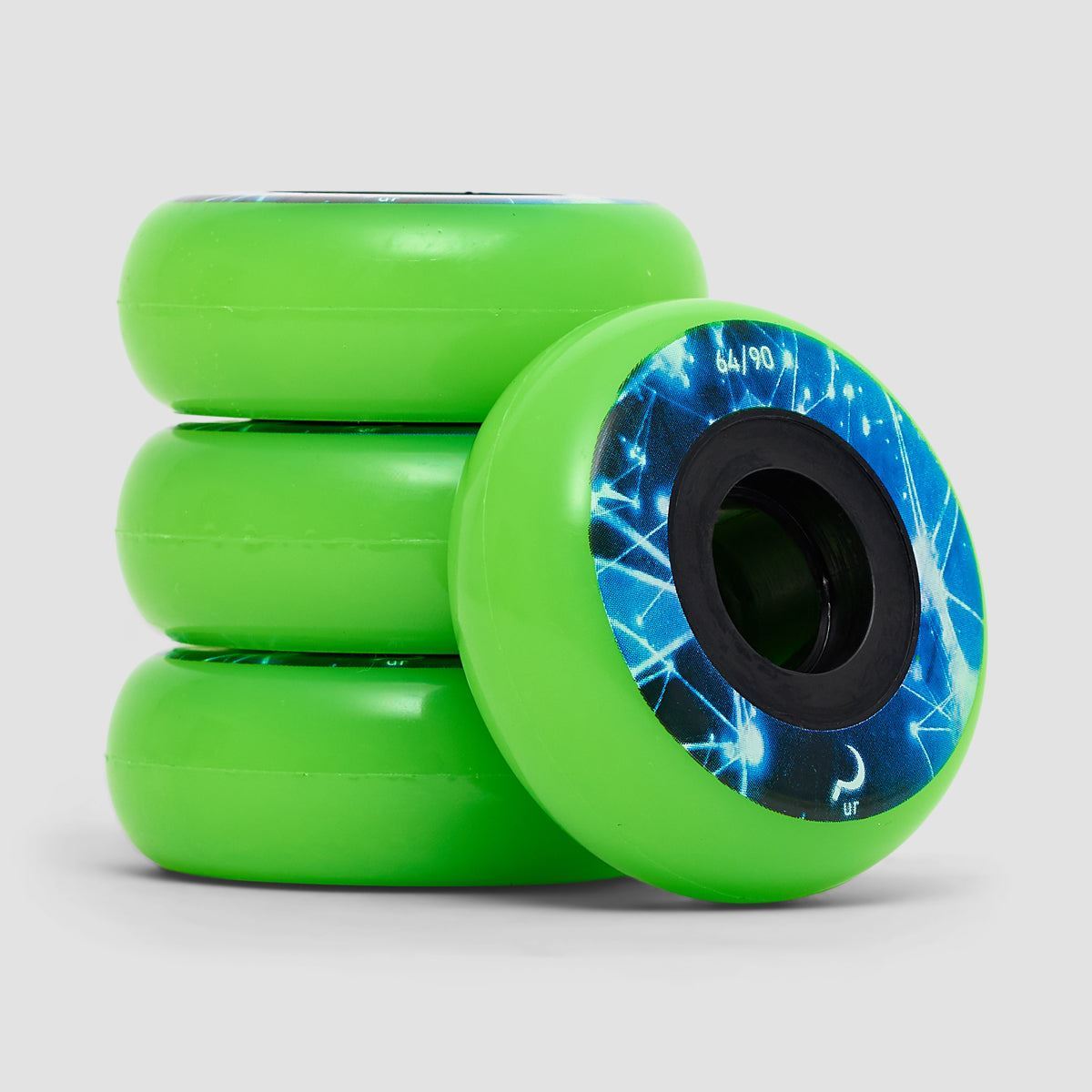 Ground Control UR Constellation 90A Aggressive Inline Wheels Green 64mm