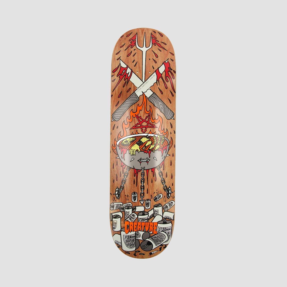 Creature Martinez Stab-BQ Pro Skateboard Deck - 8.6"