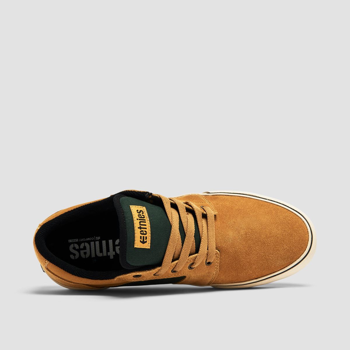 Etnies Barge LS Shoes - Tan/Green