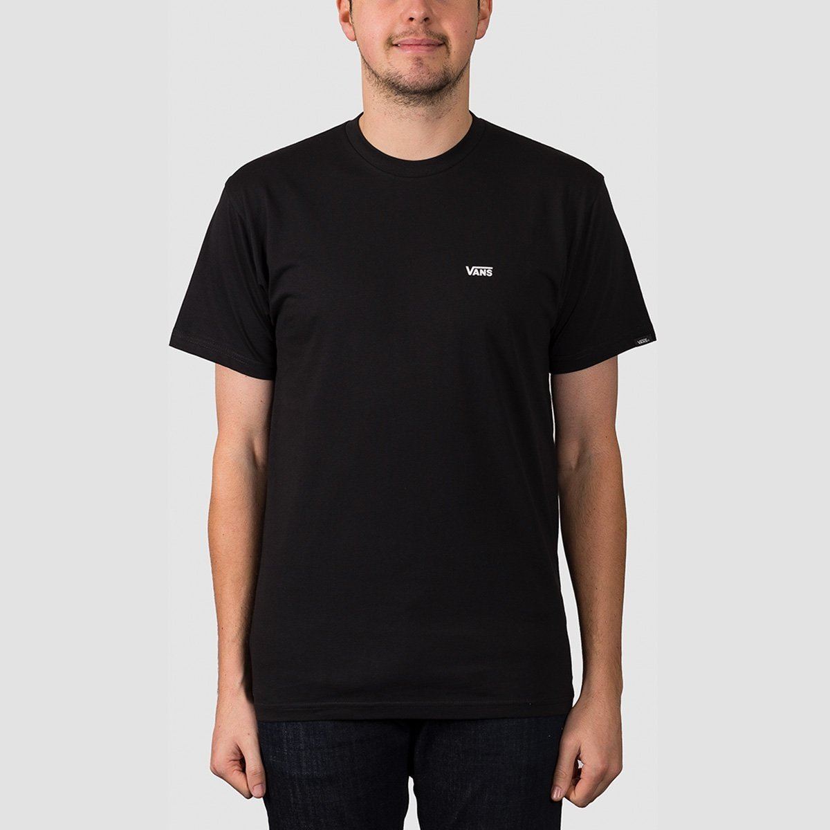 Vans Left Chest Logo T-Shirt Black/White