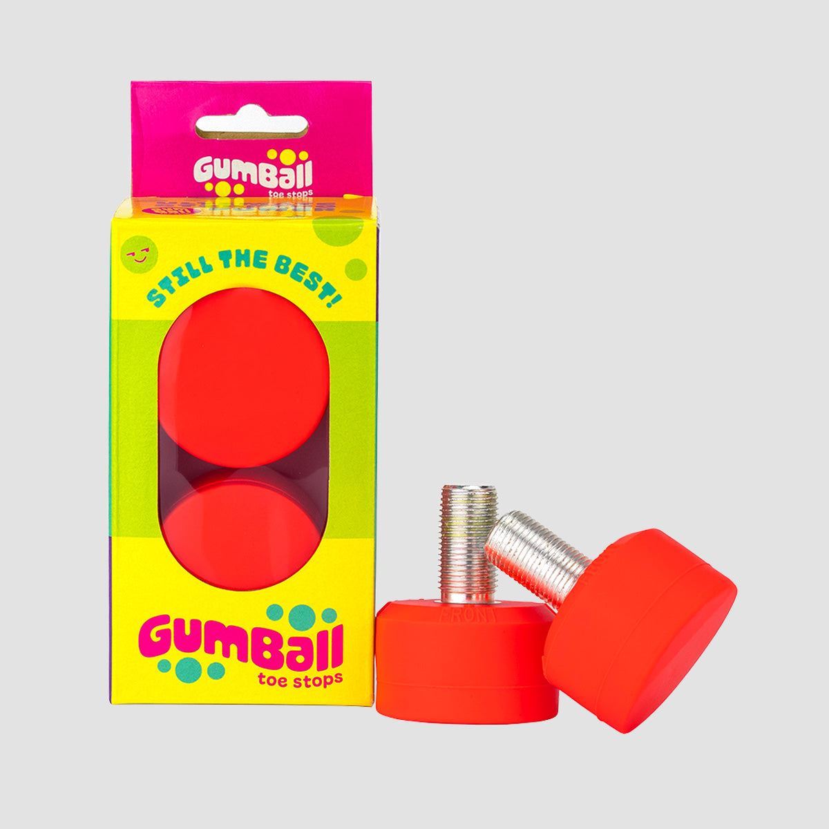 Gumball 83A Toe Stops Watermelon Long 30mm x2
