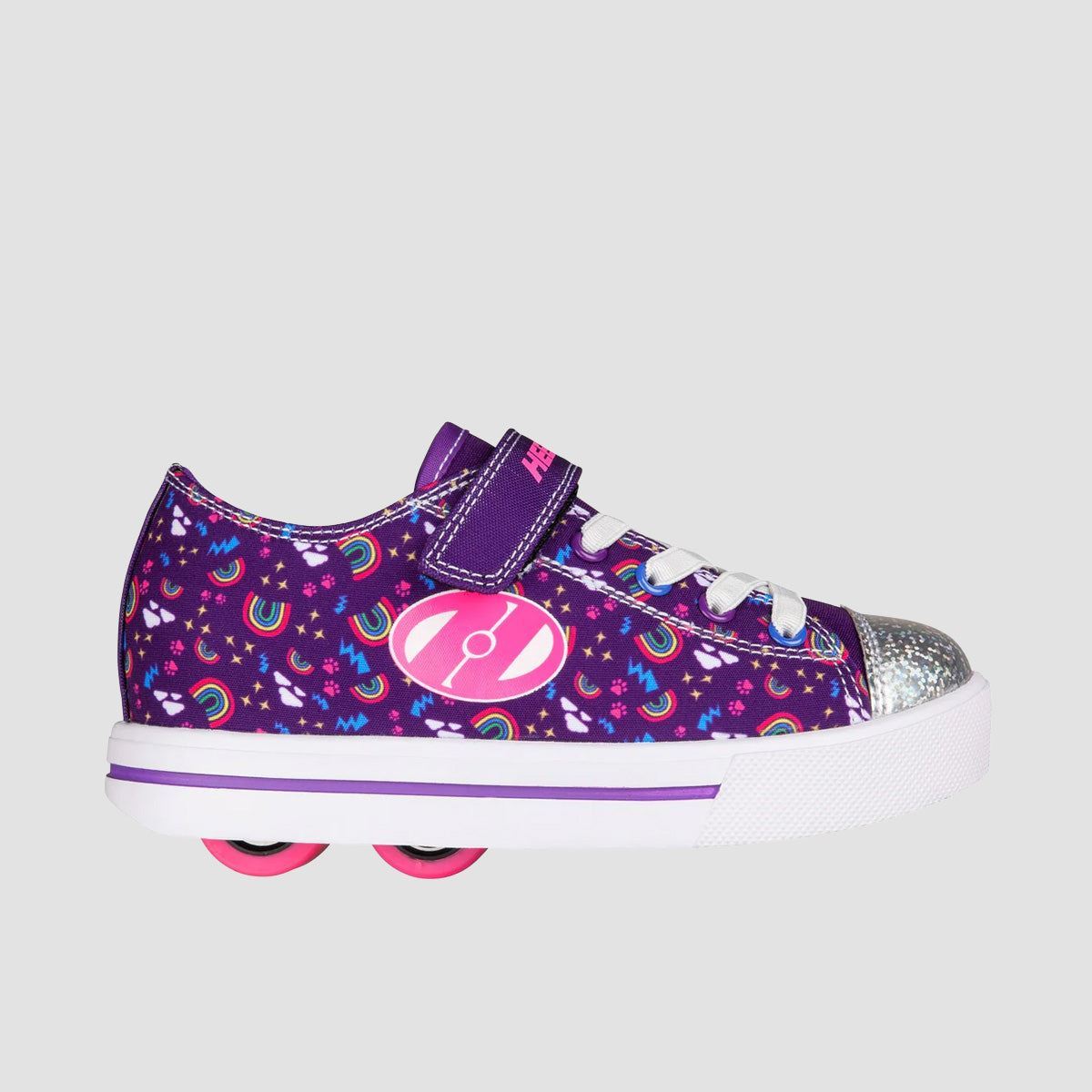 Heelys Snazzy X2 Purple/Multi/Rainbow
