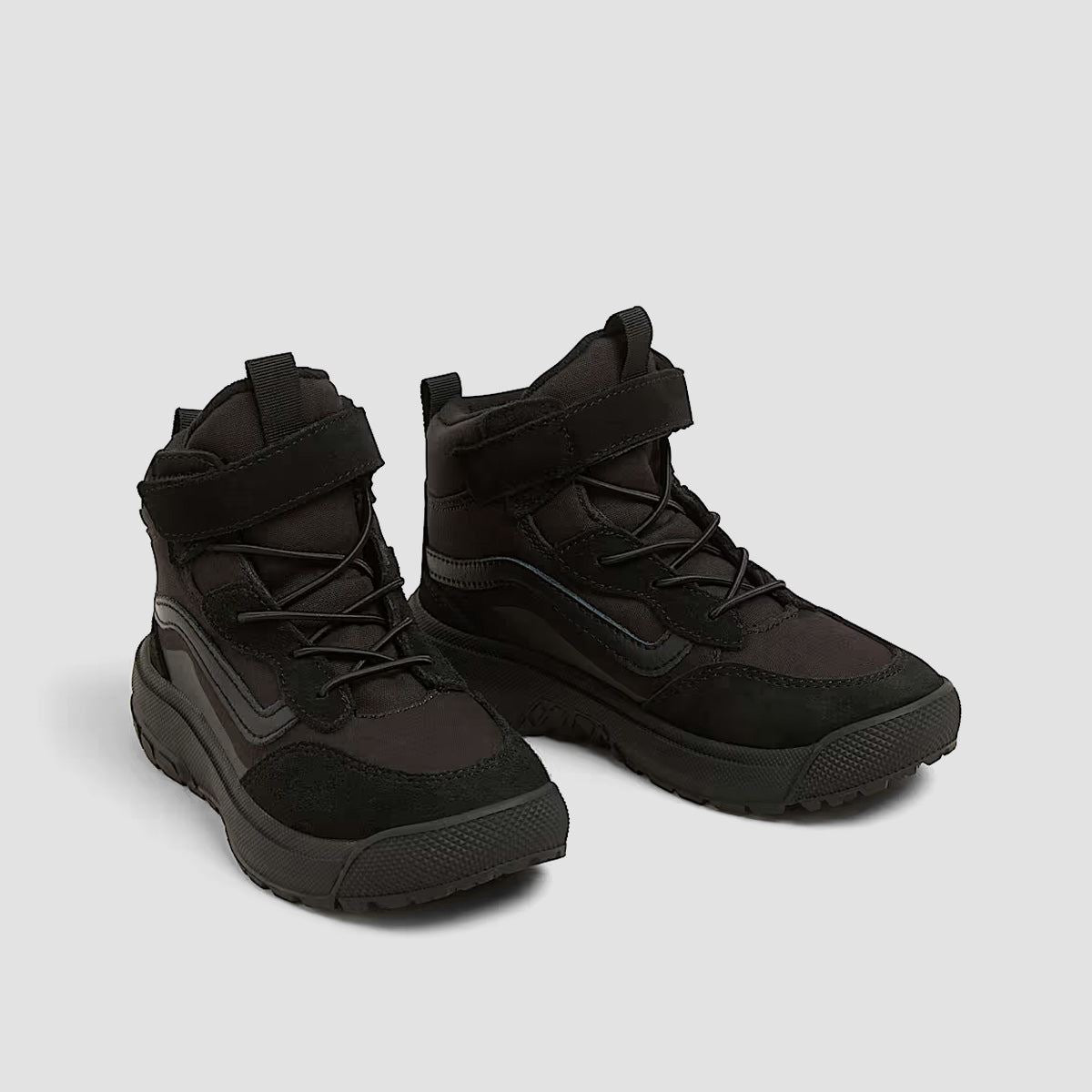 Vans MTE Mini Crest High Top Shoes - Black/Black - Kids