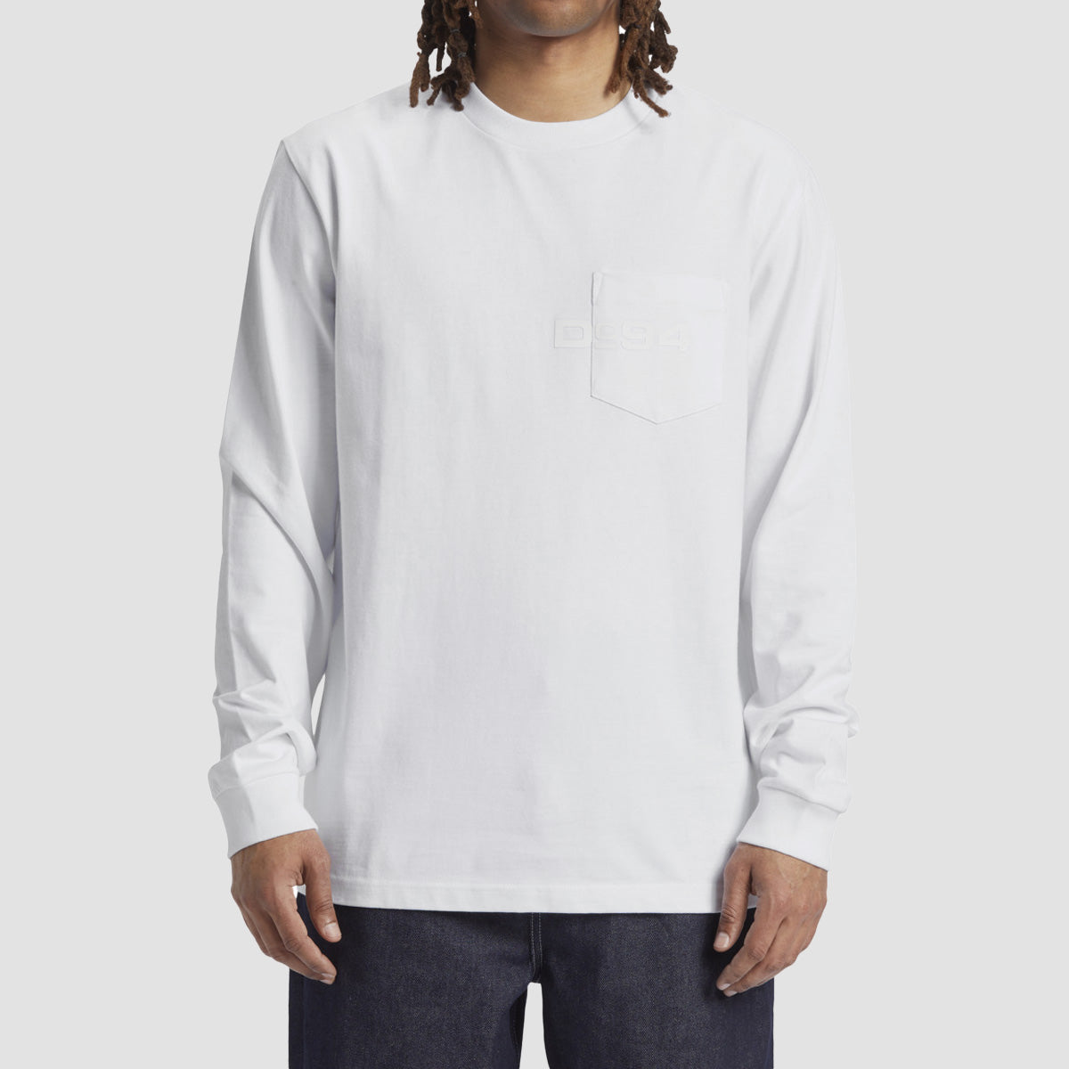 DC 1994 Longsleeve Pocket T-Shirt White