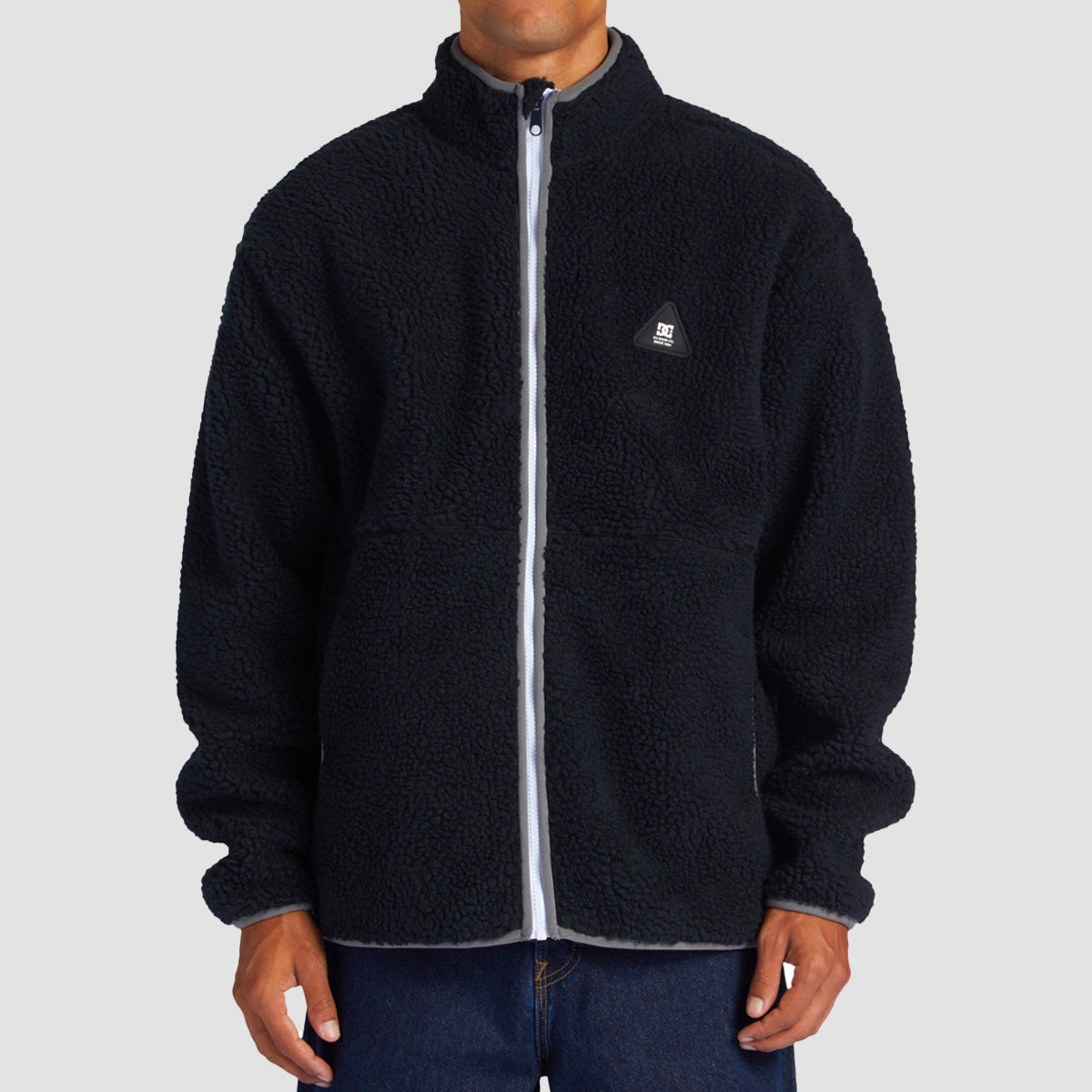 DC Amradical Zip-Up Mock Neck Fleece Black