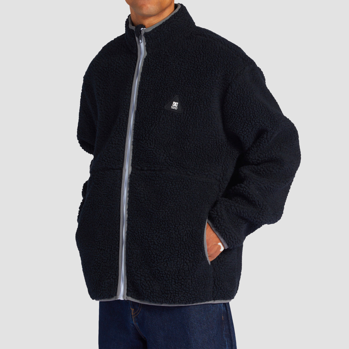 DC Amradical Zip-Up Mock Neck Fleece Black