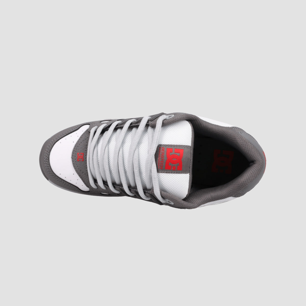 DC At-2 Shoes - Dark Grey/Grey/Red