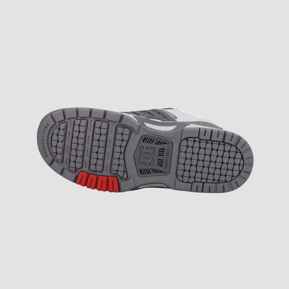 DC At-2 Shoes - Dark Grey/Grey/Red