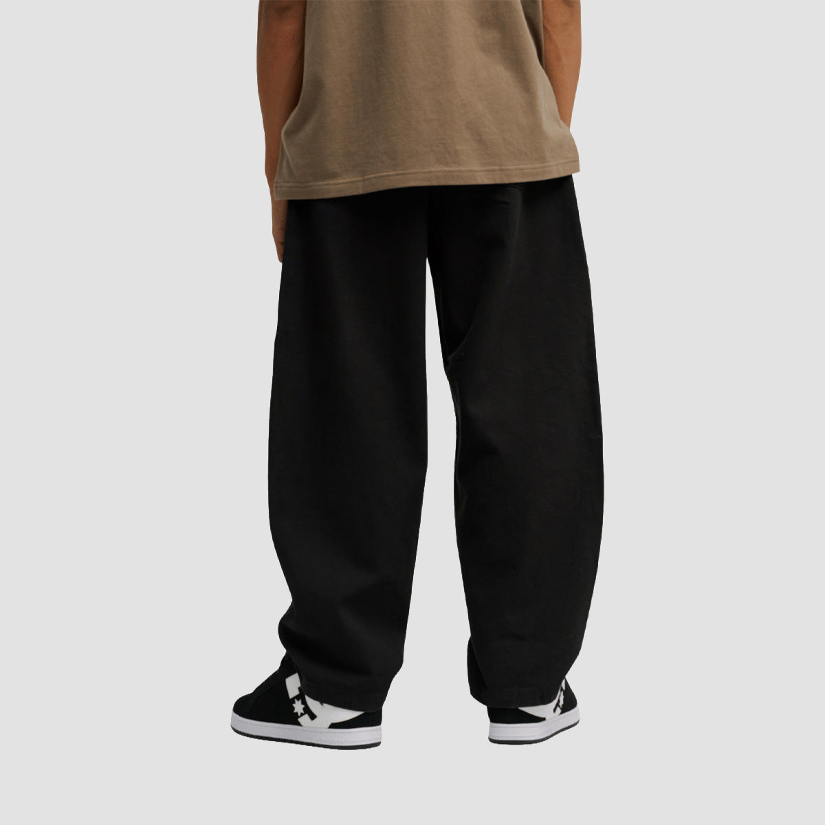 DC Barrel Fit Canvas Trousers Black