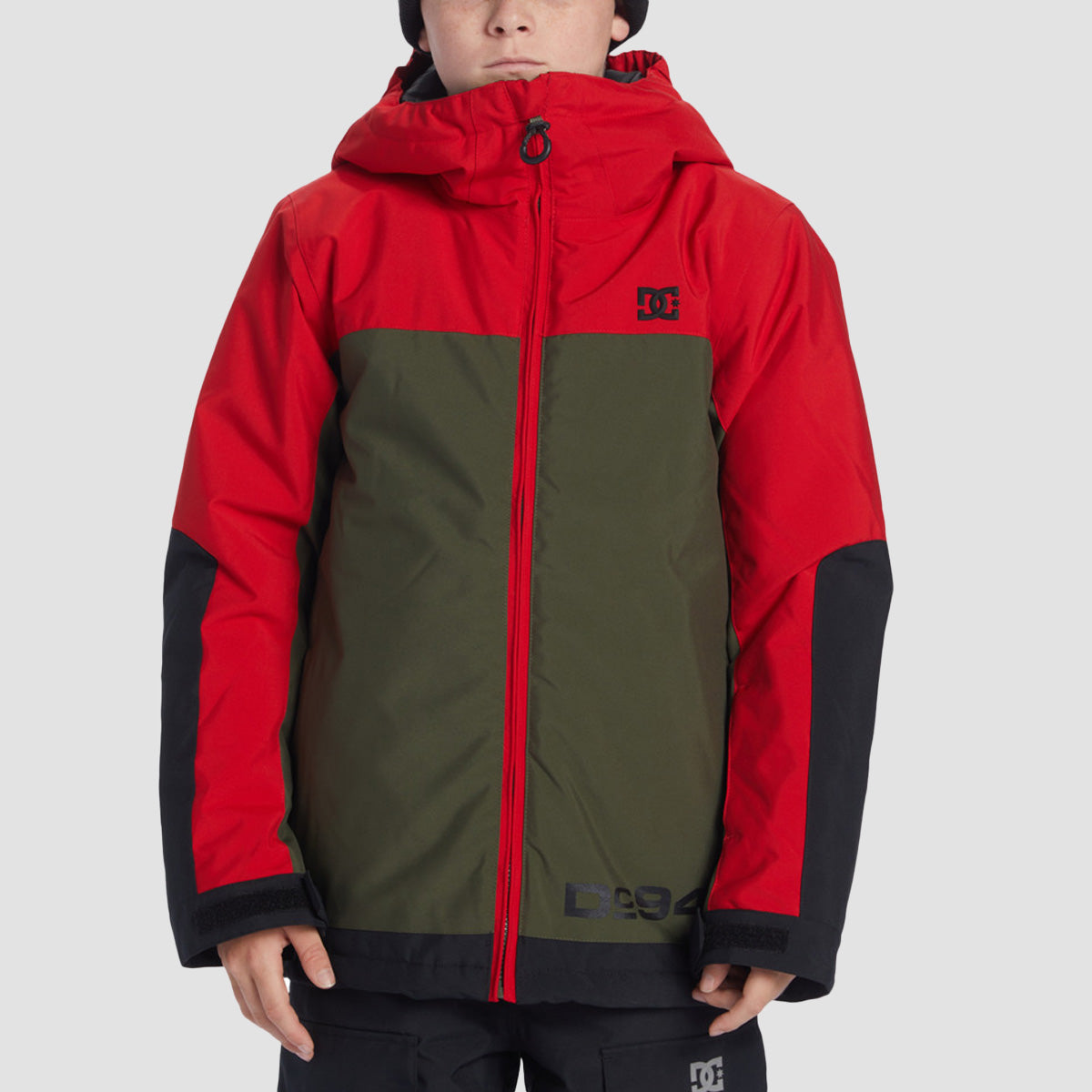 DC Basis Print Snow Jacket Barbados Cherry - Kids