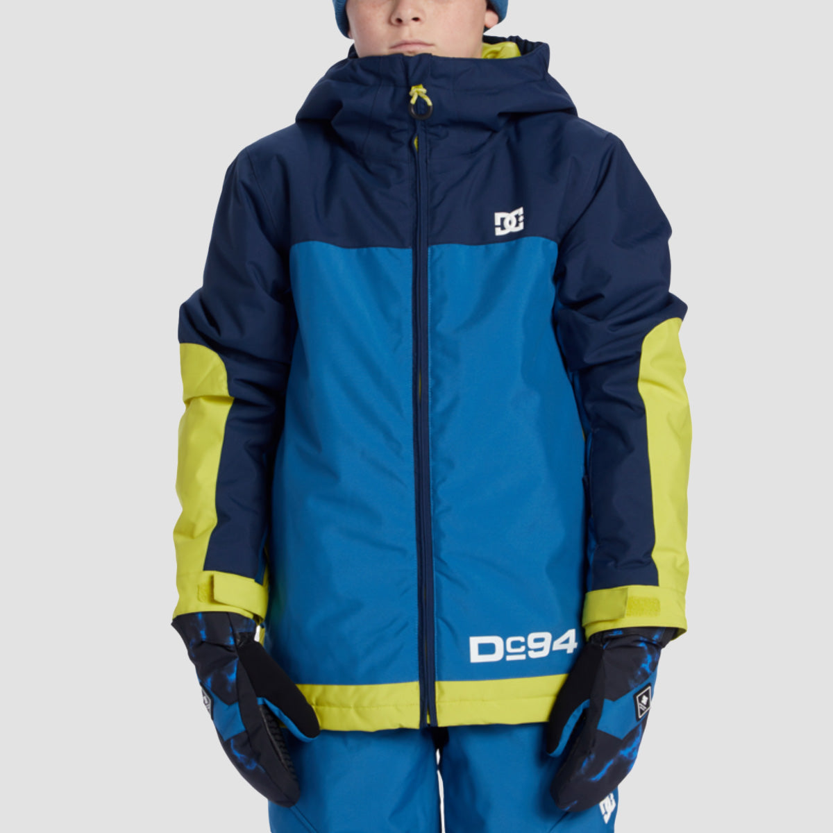 DC Basis Print Snow Jacket Dress Blues - Kids