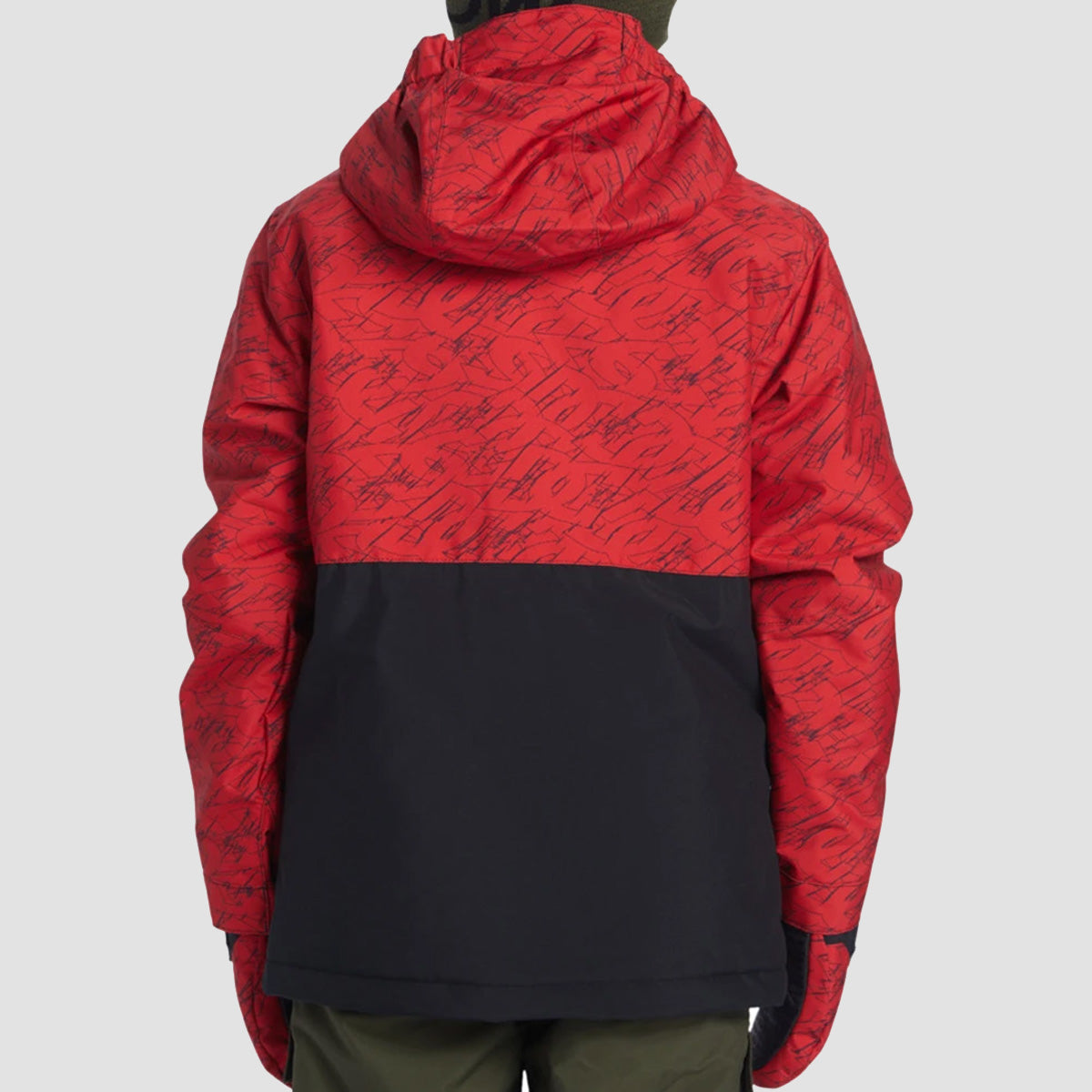 DC Basis Print Snow Jacket Stacked Barbados Cherry - Kids