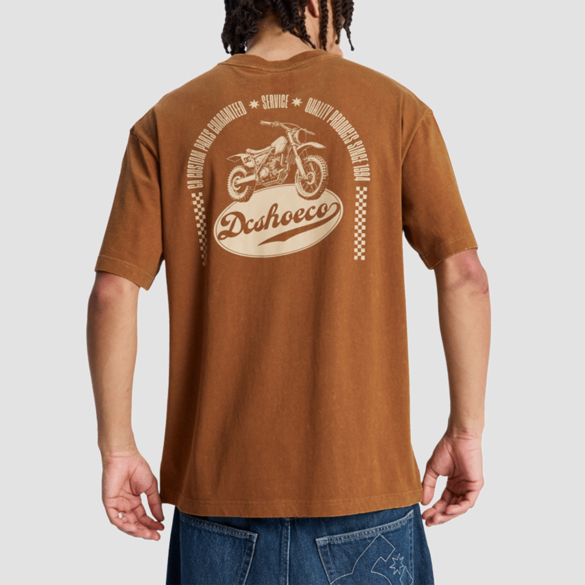 DC Bike Emblem T-Shirt Toffee