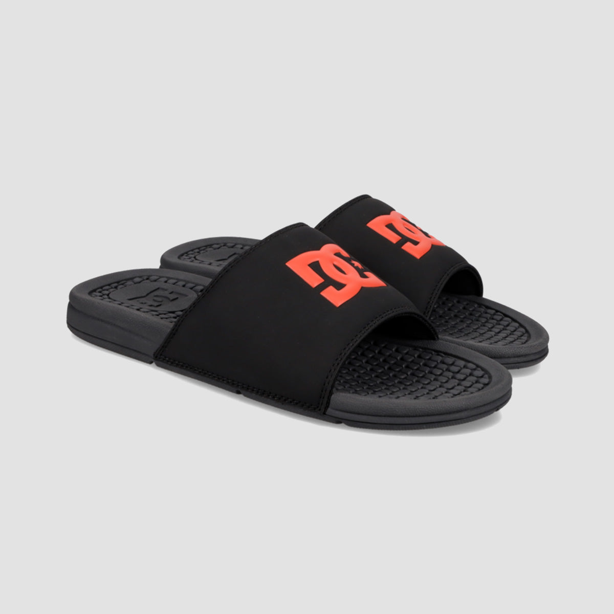 DC Bolsa Slide Sandals - Black/Grey/Red