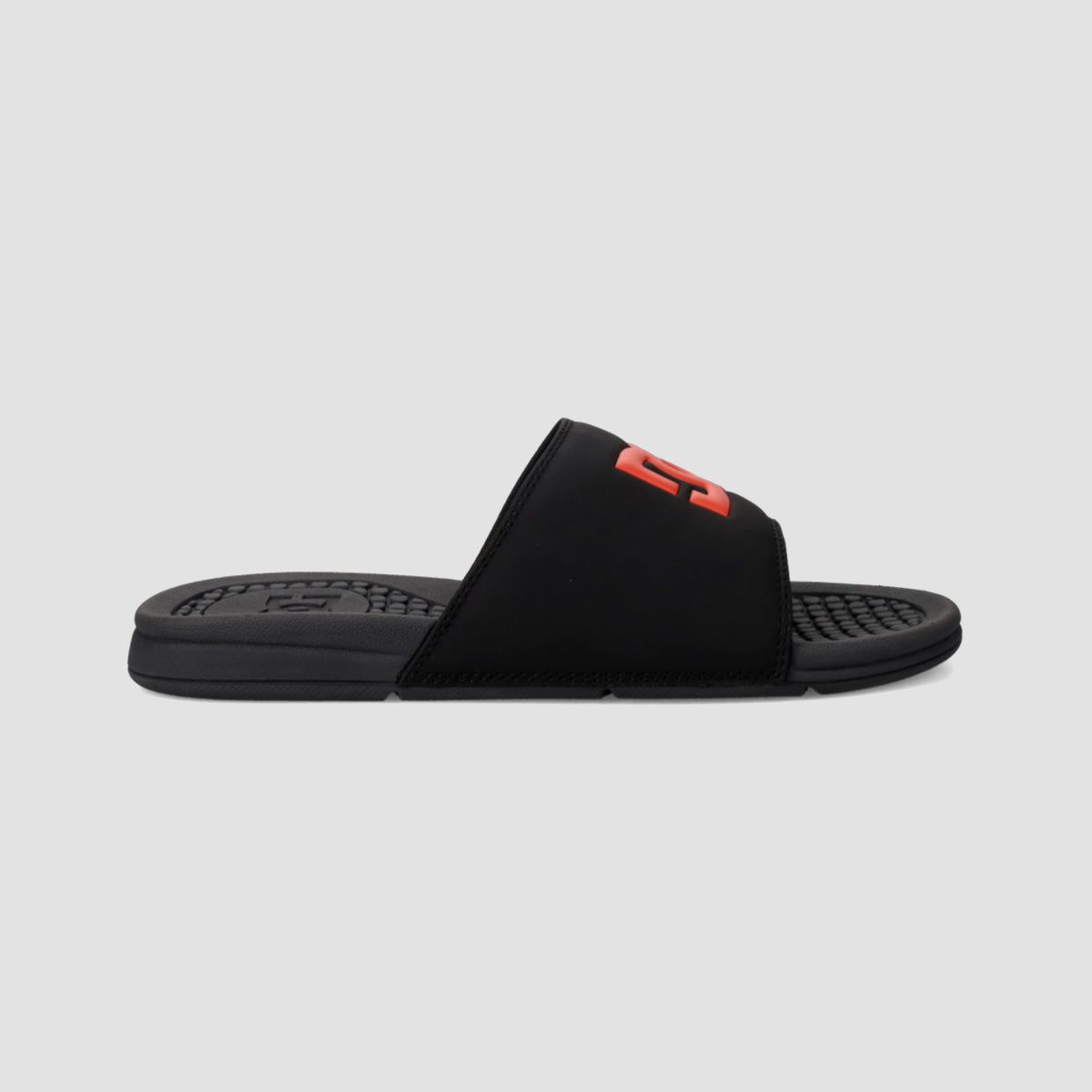 DC Bolsa Slide Sandals - Black/Grey/Red