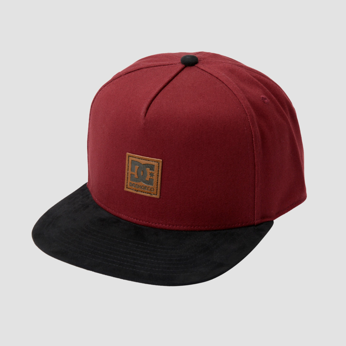 DC Brackers Snapback Cap Wine