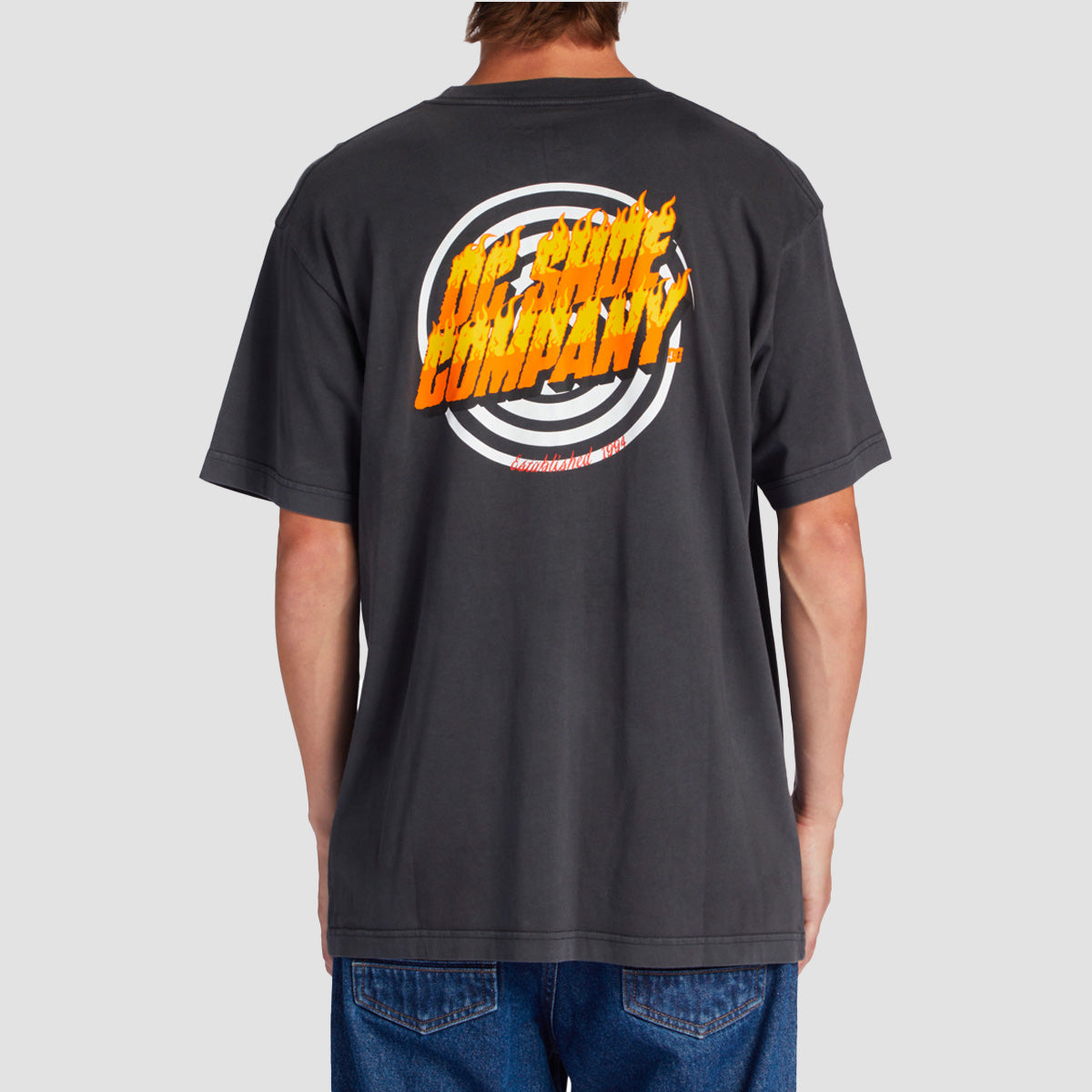 DC Burner T-Shirt Pirate Black Enzyme