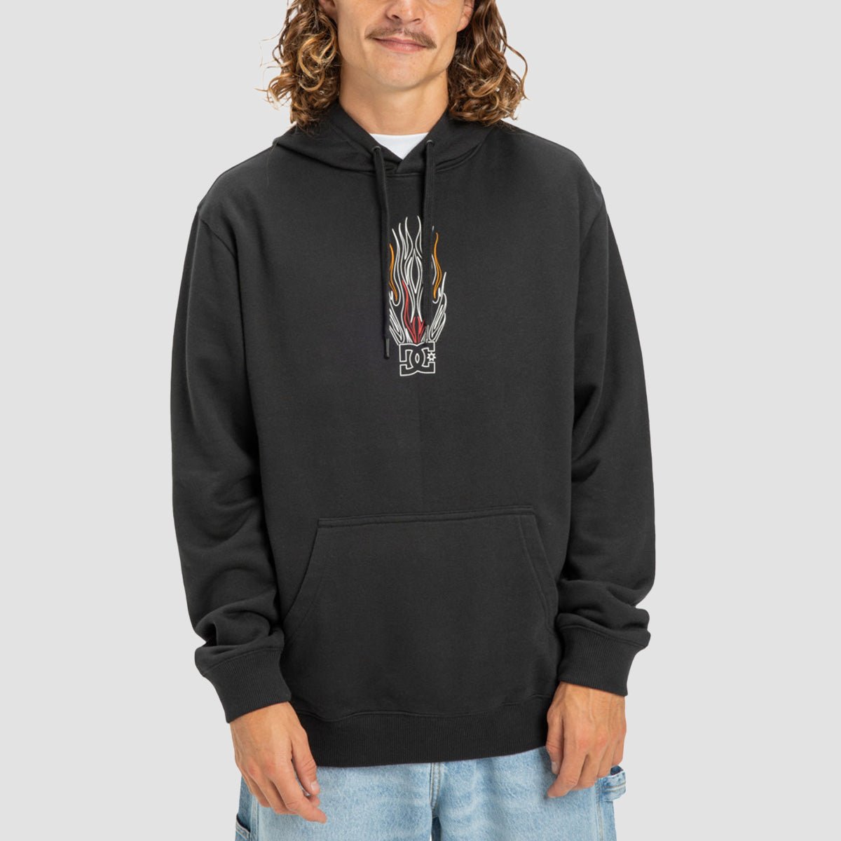DC Burnt Pullover Hoodie Black