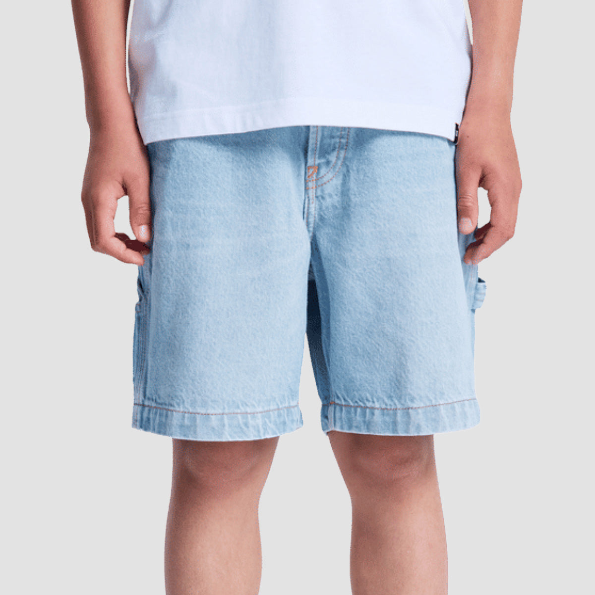 DC Carpenter Baggy Denim Shorts Indigo Light - Kids