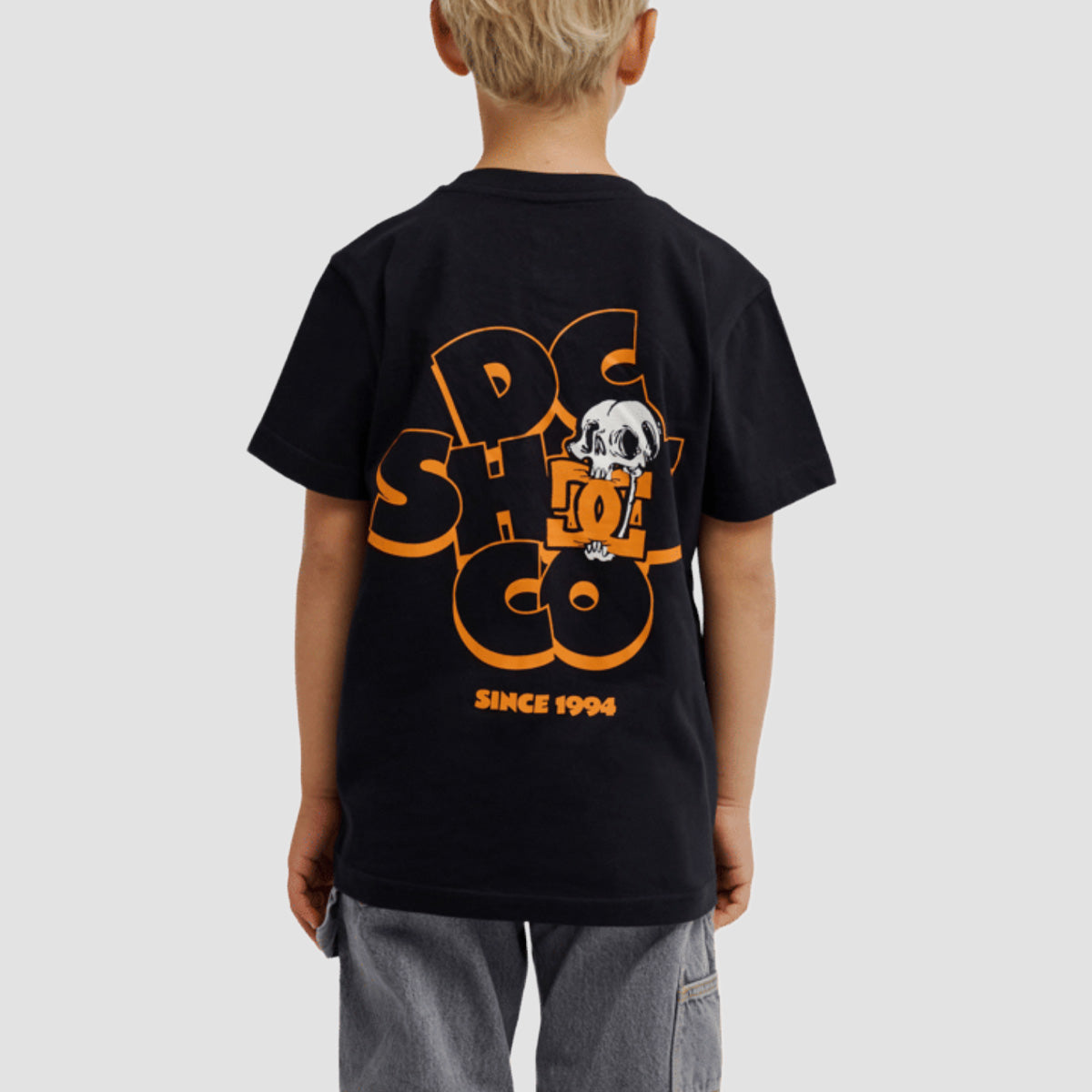 DC Cartoon Jaws T-Shirt Black - Kids