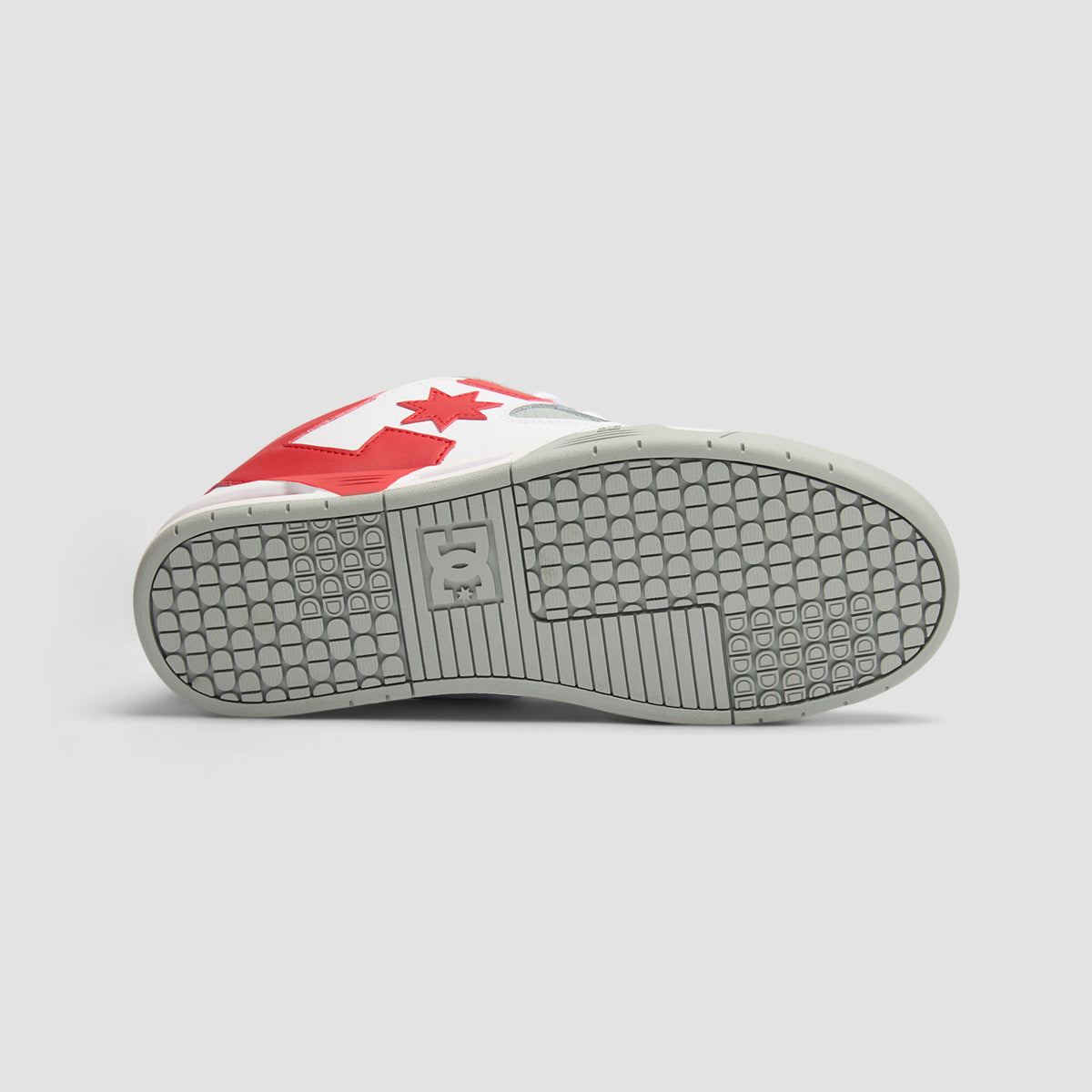 DC Command Shoes - White/Grey/Red