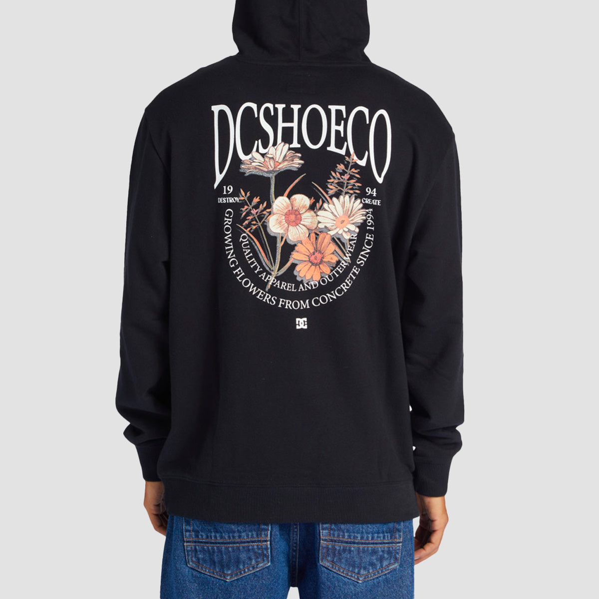 DC Concrete Pullover Hoodie Black