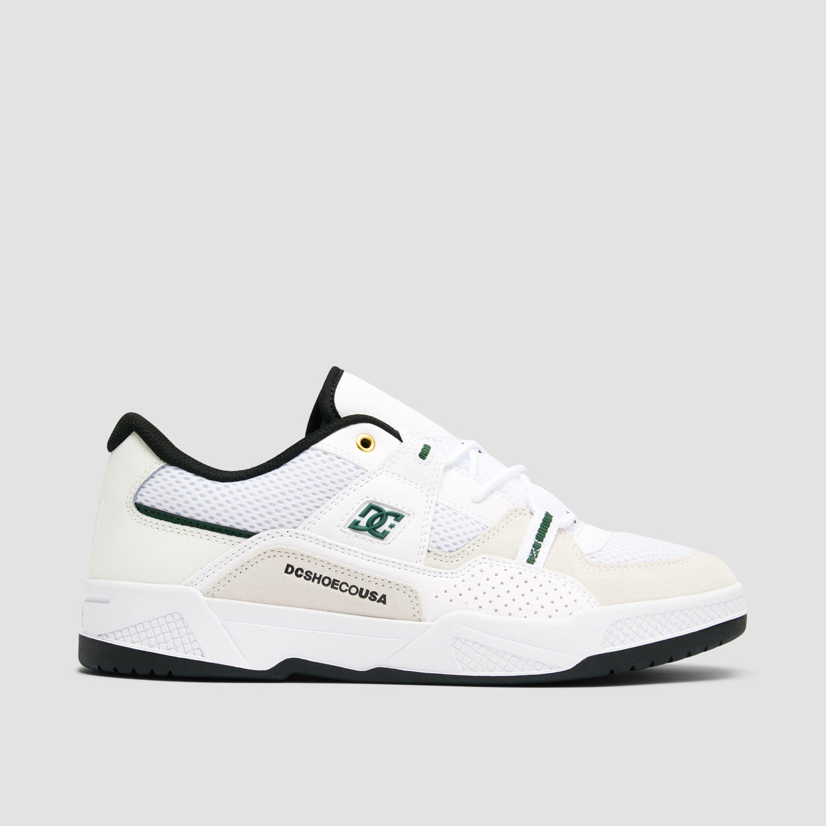 DC Construct Shoes - White/Black/Green