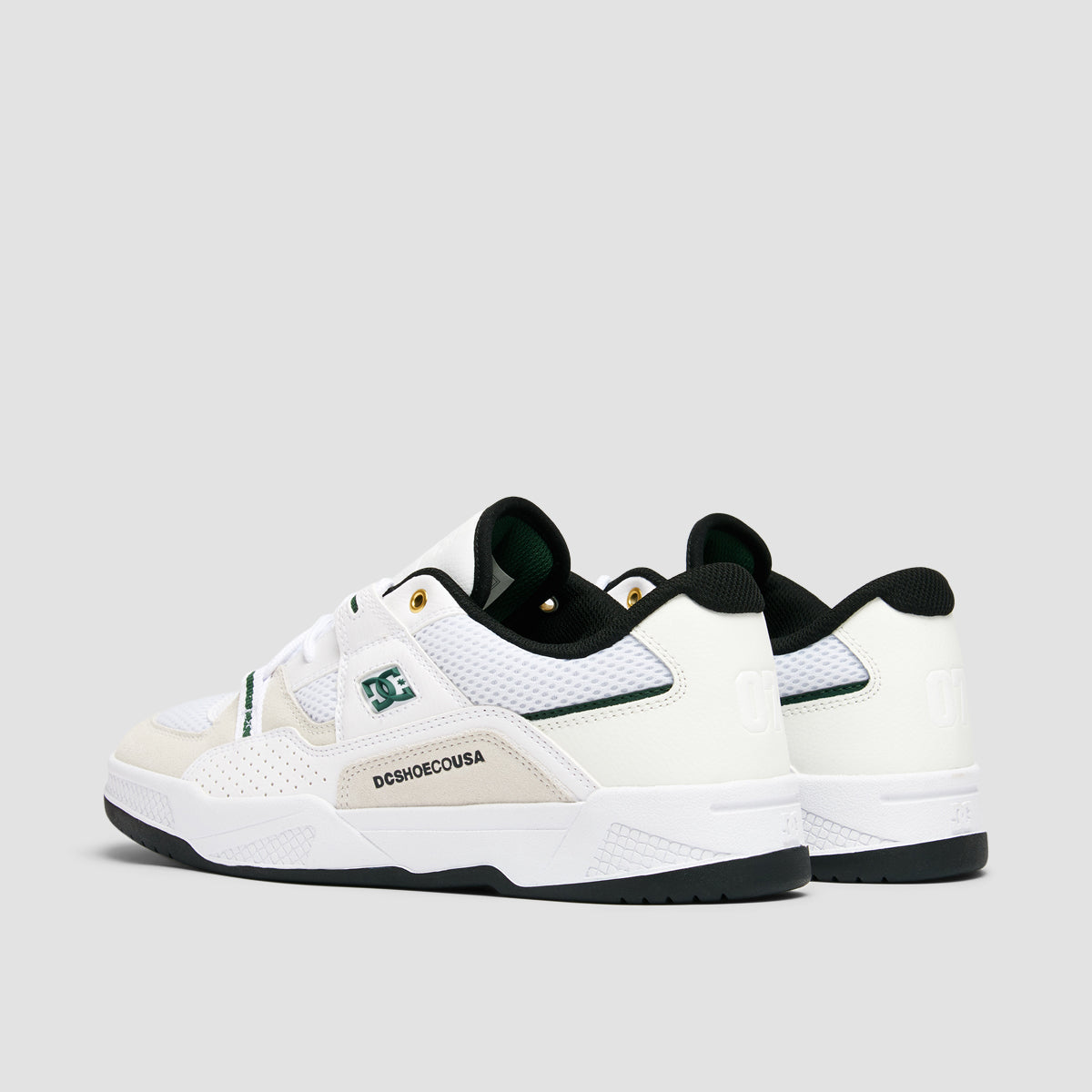 DC Construct Shoes - White/Black/Green