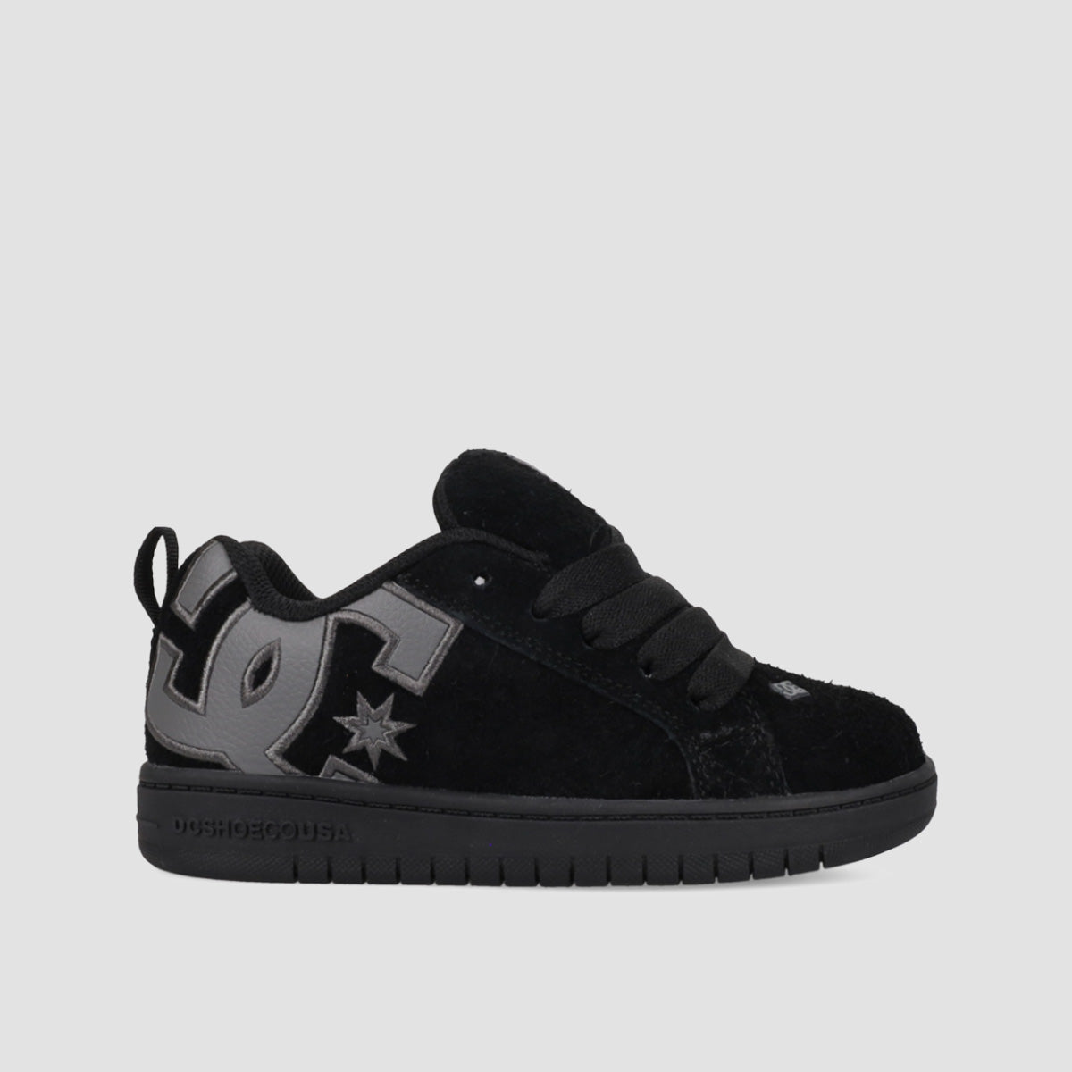 DC Court Graffik S Shoes - Black/Black/Grey - Kids