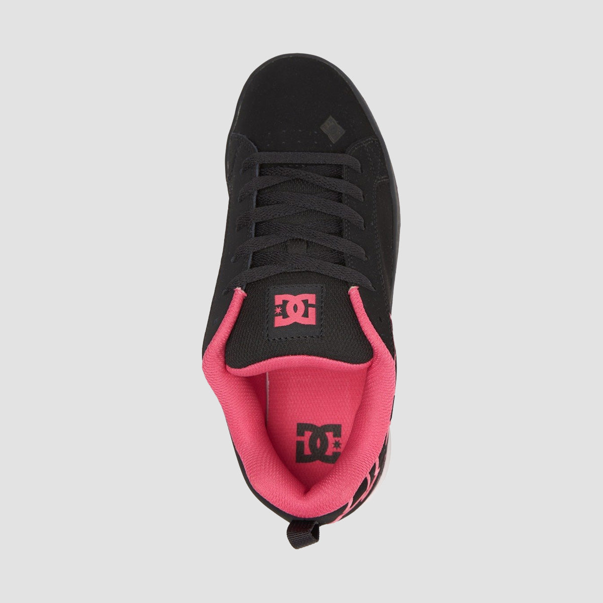 DC Court Graffik Shoes - Black/Black/Pink - Womens