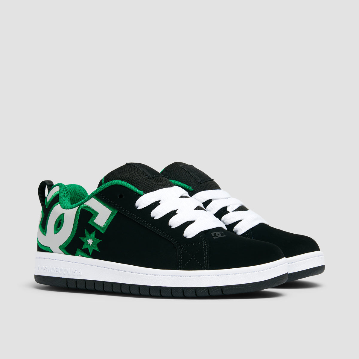 DC Court Graffik Shoes - Black/Kelly Green - Kids