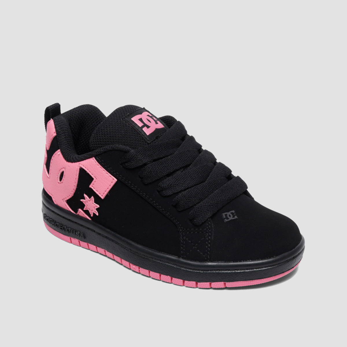 DC Court Graffik Shoes - Black/Pink - Girls