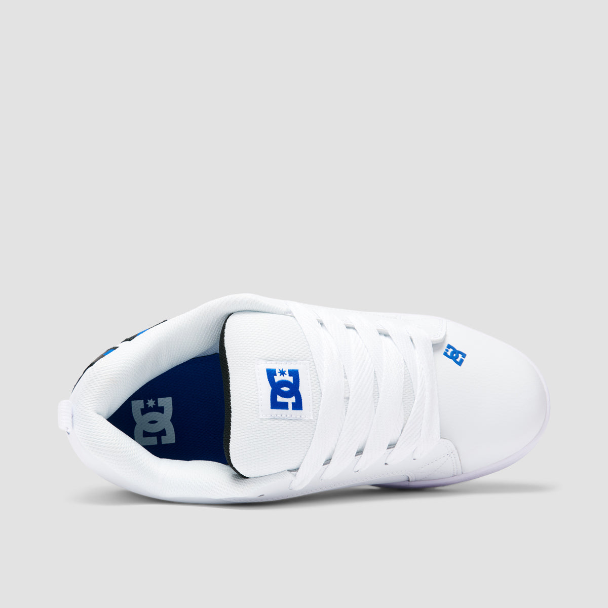 DC Court Graffik Shoes - White/Grey/Blue