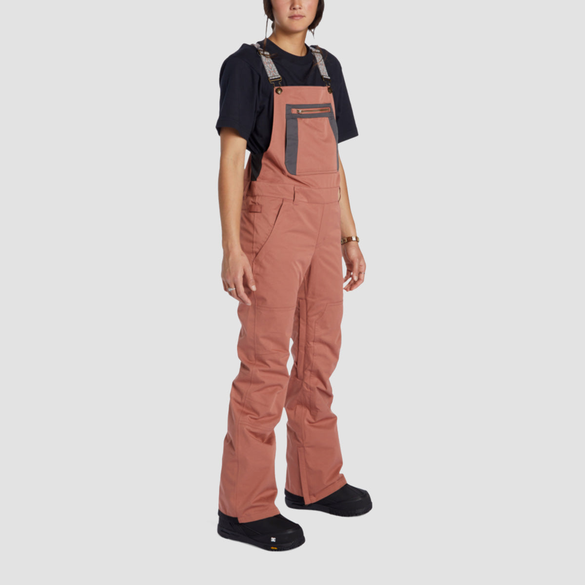 DC Crusade Bib Snow Pants Cedar Wood - Womens