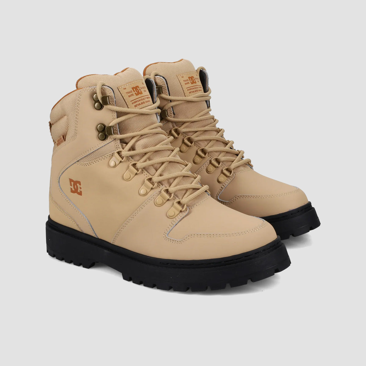 DC DC Peary TR Boots - Tan/Black