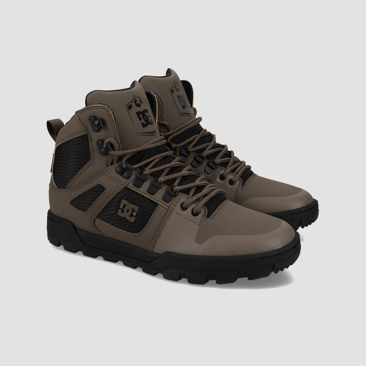 DC DC Pure High-Top WR Boots - Olive/Black