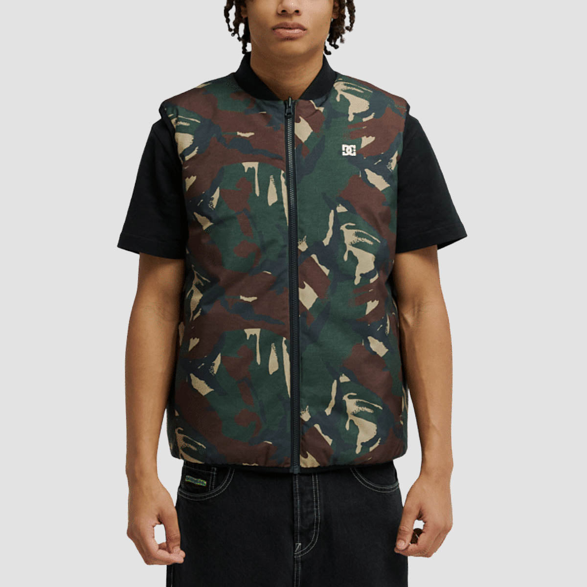DC Dualform Reversible Vest Jacket Black