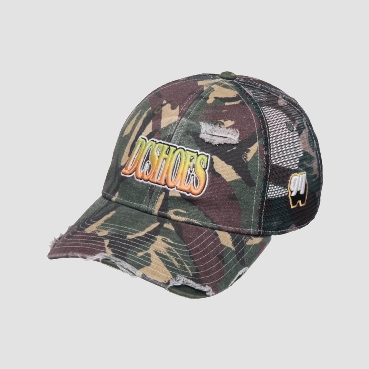 DC Fish On Trucker Cap Classic Camo