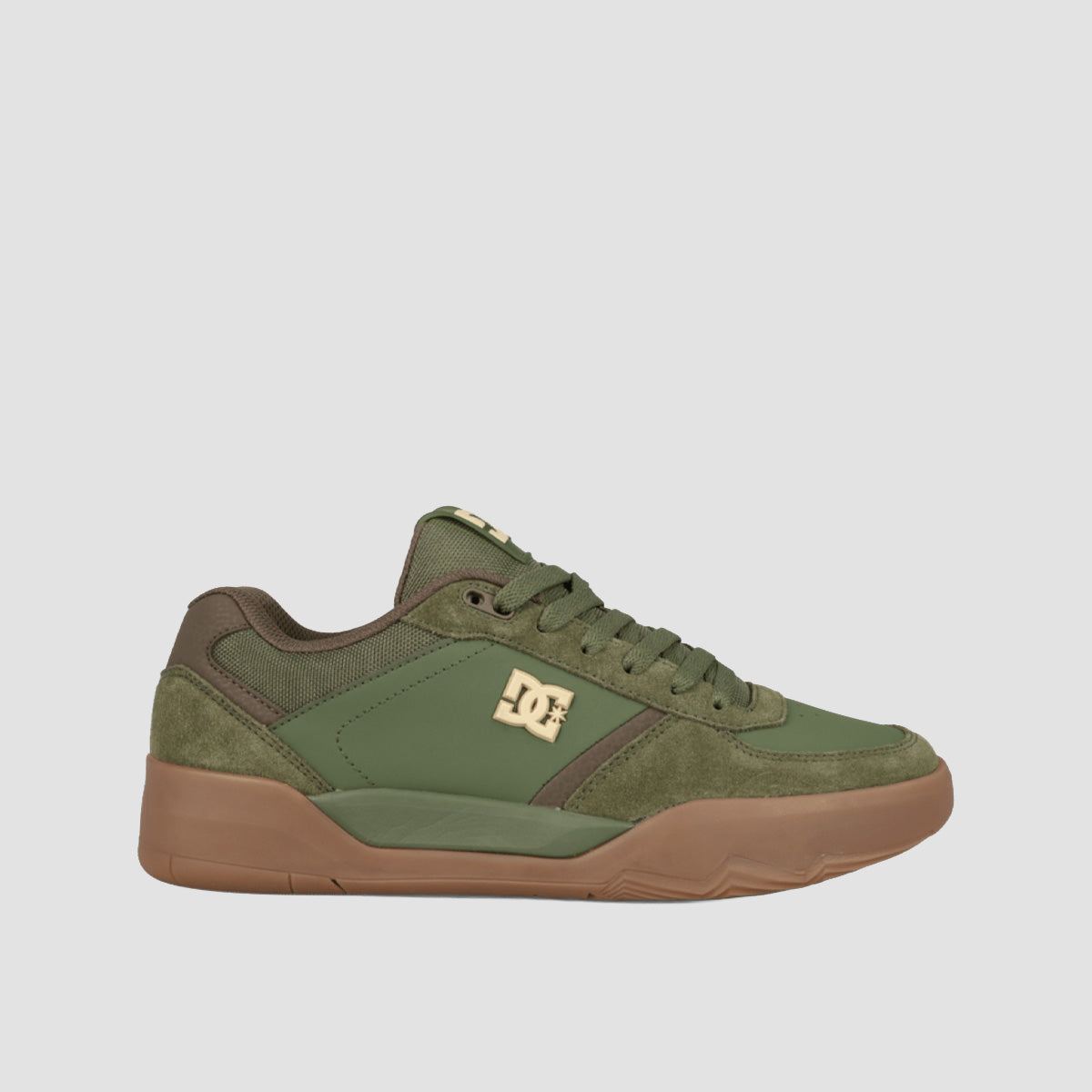 DC Fractal Shoes - Olive/Gum