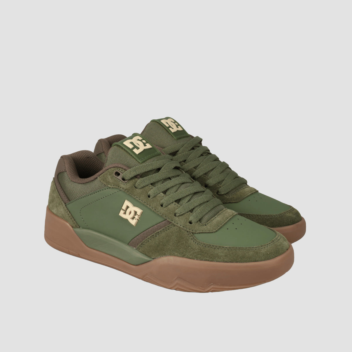 DC Fractal Shoes - Olive/Gum