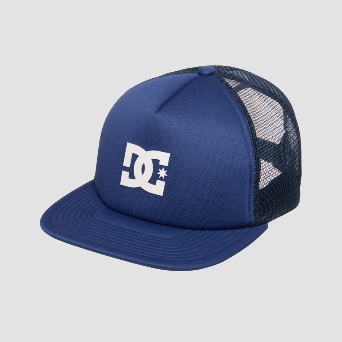 DC Gas Station Trucker Cap Estate Blue