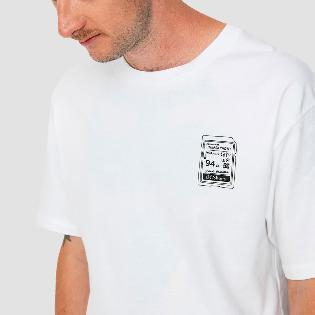 DC Heikkila SW 360 Flip T-Shirt White