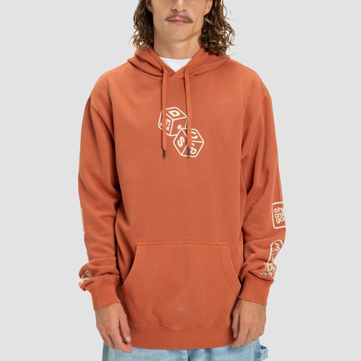 DC Hi Rolling Pullover Hoodie Picante