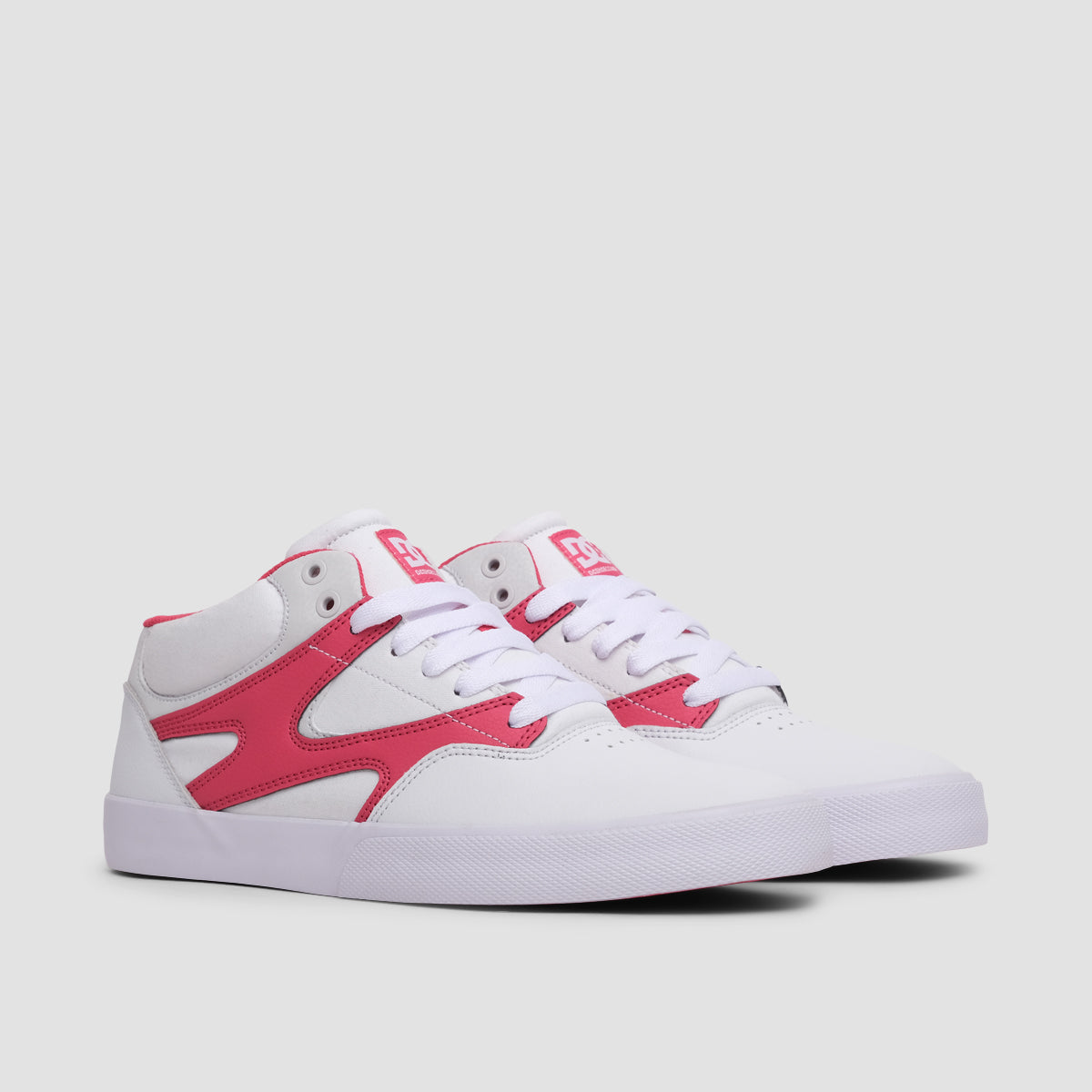 DC JK V Mid 0Waste Shoes - White/Grey/Red
