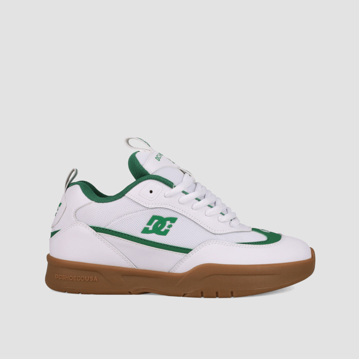 DC JS2 Shoes - White/Green/Gum