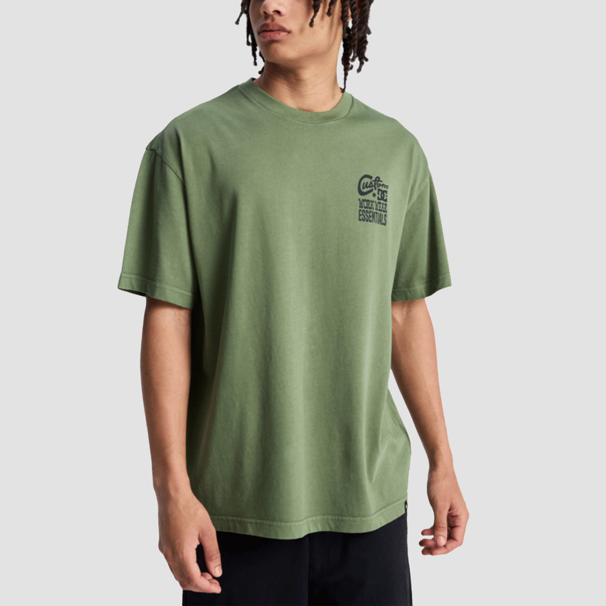 DC Knotted T-Shirt Bronze Green