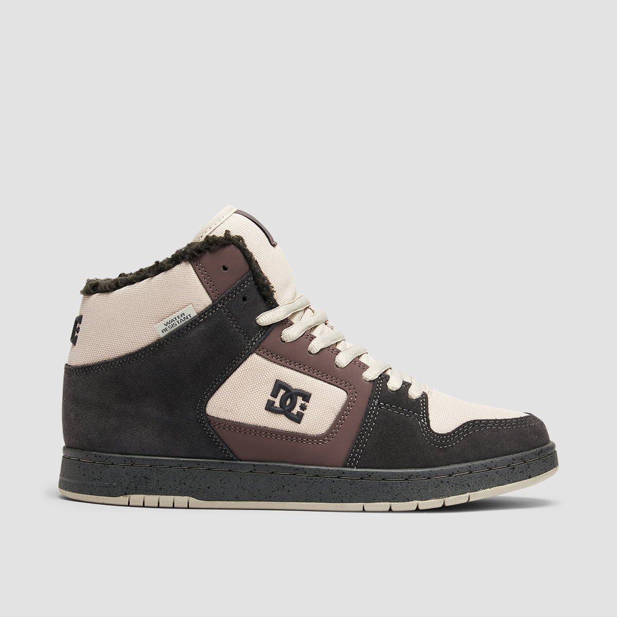 DC Manteca 4 Hi WR High Top Shoes - Dark Grey/Light Grey