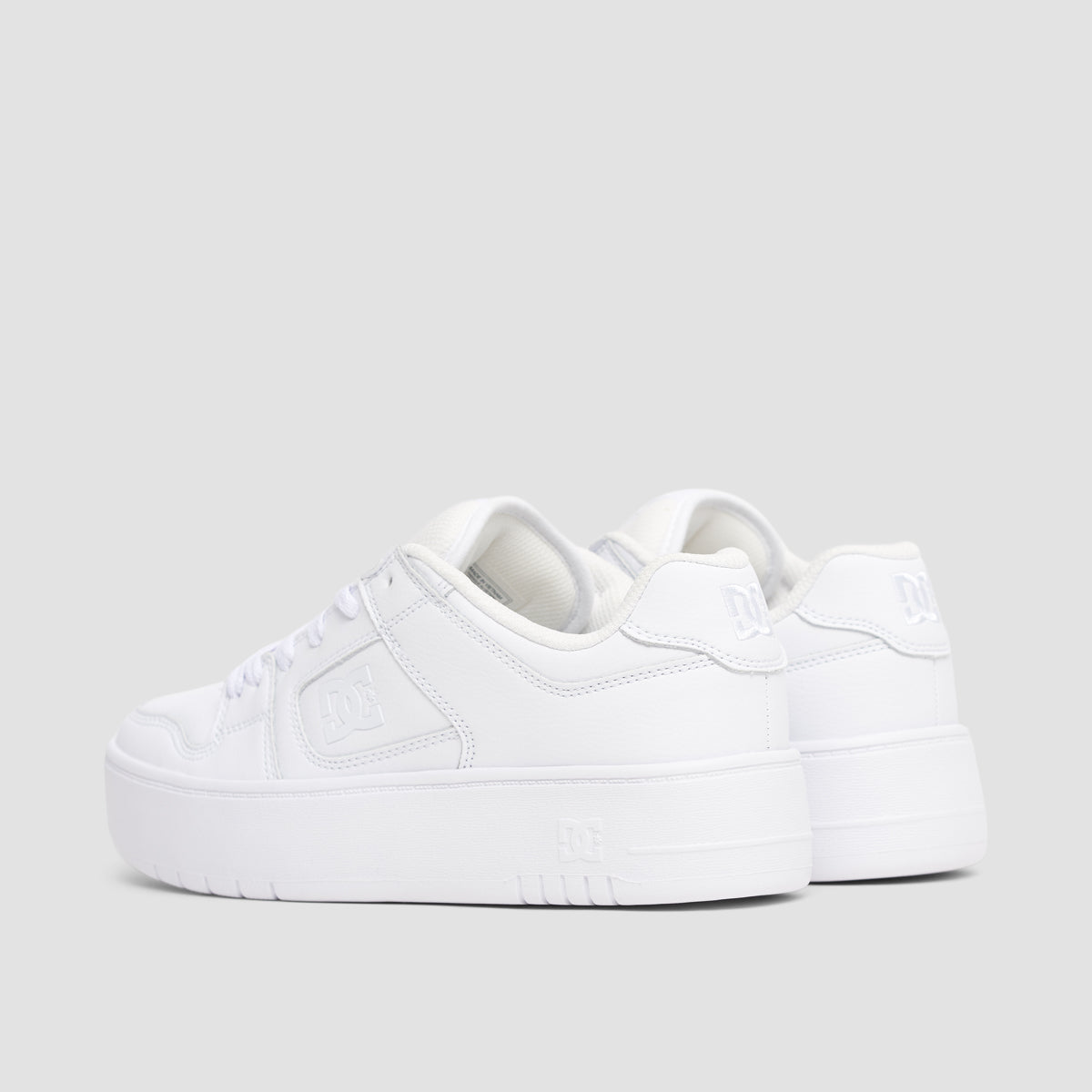 DC Manteca 4 Platform Shoes - White/White - Womens